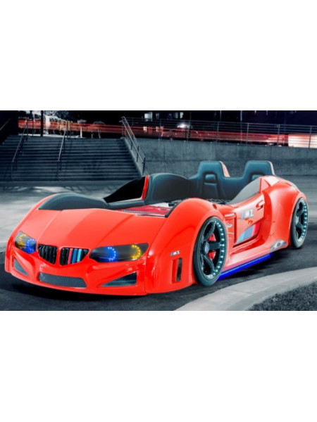 Ліжко машинка BMW VIP червона